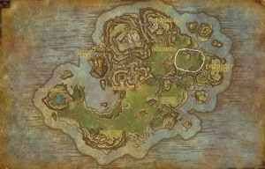 Isle of Dorn Map WoW